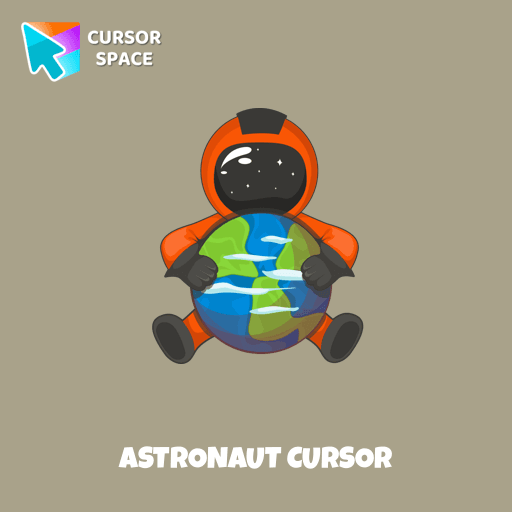 Astronaut cursor pointer cursor
